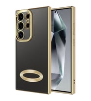 Galaxy S24 Ultra Kılıf Kamera Korumalı Logo Gösteren Redclick Omega Kapak