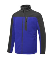 Ghassy Co. Erkek Antipilling Thermal Garnili Tam Fermuarlı Polar Ceket (İndigo)