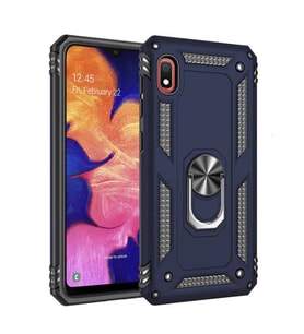 Xiaomi Redmi 7A Kılıf Yüzüklü Zırh Tank Vega (Mavi)