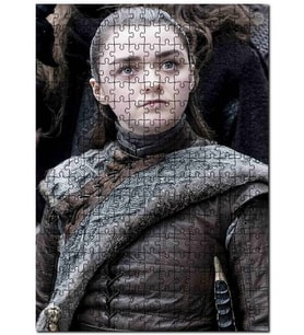 Cakapuzzle Game of Thrones Arya Stark Puzzle Yapboz MDF (Ahşap) (255 Parça)
