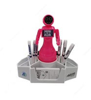 MİNİ ADA KALEMLİK (Beyaz-Pembe)