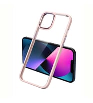 Apple iPhone 13 Pro Kılıf Zore Krom Kılıf (Açık Pembe)