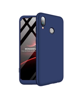 Microsonic Huawei P20 Lite Kılıf Double Dip 360 Protective (Lacivert)