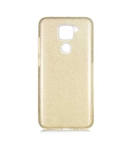 Xiaomi Redmi Note 9 Kılıf Simli Parlak Shining Kapak (Gold)