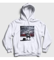 Presmono Unisex Beyaz Cover Westworld Kapüşonlu Sweatshirt 223092tt (Beyaz)