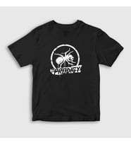 Presmono Unisex Çocuk Beyaz Logo Ant Prodigy T-Shirt 431521tt (Siyah)