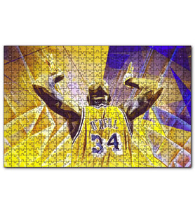Cakapuzzle Shaquille O Neal  Puzzle Yapboz MDF (Ahşap) (255 Parça)