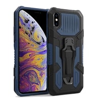 Apple Iphone X / XS Zırh Tank Kılıf Yüksek Koruma (Mavi)
