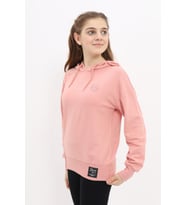 Toontoy Kız Çocuk Nakışlı Sweatshirt (Koyu Pudra)