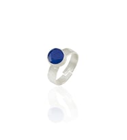Kadir Jewellery 925 Ayar Gümüş Kaplama Zirkon Taşlı Ayarlanabilir Kadın Minimal Yüzük (Parlement)
