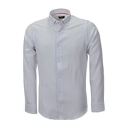 Erkek Silim Fit Spor Gofre Uzun Kol Gömlek BGL-ST03898 (Beyaz)