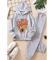 Çocuk Girl Gang Eşofman Takımı (Gri)