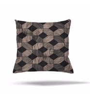 Çiçek Ağaç Kilim Etnik Desen Gizli Fermuarlı Yastık Kılıfı Kırlent Kılıfı Koltuk Yastık Kılıfı  (GRI-ANTRASIT)