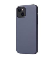 Apple iPhone 13 Mini Kılıf Deri Tasarım Kadife İç Yüzey Lüx Kapak (Lacivert)