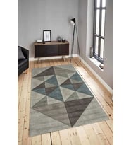 Dijital Baskılı Yıkanabilir Kaymaz Modern Renkli Salon Halısı Mutfak Halısı Yolluk ND-HY-1194 (Kahverengi)