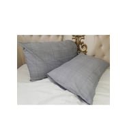 %100 Pamuklu(ranforce) 2'li Yastık Kılıfı (Koyu Gri)
