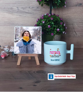 Matematik Öğretmeni Fotoğraflı Dekoratif Taş, Kupa Bardak Beyaz Hediye (Model 12)
