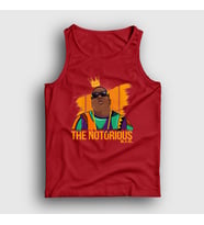 Presmono Unisex Beyaz King The Notorious BIG Atlet 40850tt (Kırmızı)
