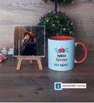 İngilizce Öğretmeni Fotoğraflı Dekoratif Taş, Kupa Bardak Beyaz Hediye Öğretmenler Günü Hediyesi (Model 13)