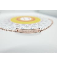 Yeni Sezon Çocuk Bilekliği 925 Ayar Gümüş (Rose)