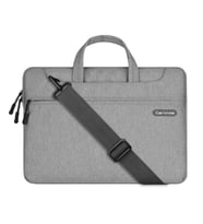 Laptop MacBook NoteBook Çantası Kadın Erkek Evrak 13inc Bilgisayar Çantası (Gri)
