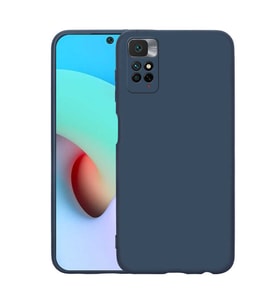 Xiaomi Redmi Note 11S Global Kılıf Özel Orijinal Lansman Serisi, İçi Kadife, Pürüzsüz Yumuşak ve Mat TPU Silikon (Lacivert)