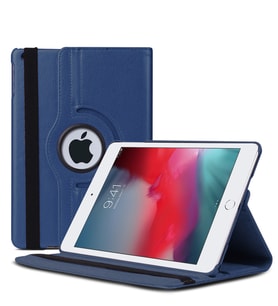 Microsonic Apple iPad Mini 5 7.9'' 2019 (A2133-A2124-A2125-A2126) Kılıf 360 Rotating Stand Deri (Lacivert)