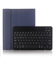 Apple iPad Pro 11 2. Nesil 2020 Kılıf Kablosuz Klavyeli Kılıf Mobax A2228 A2068 (Lacivert)