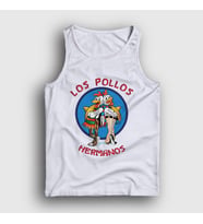 Presmono Unisex Sarı Los Pollos Hermanos Breaking Bad Atlet 406721tt (Beyaz)