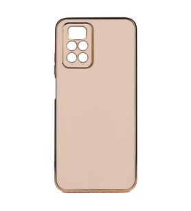 Xiaomi Redmi Note 11 Pro 5G Kılıf Kenarları Gold Kamera Korumalı Renkli Pastel Silikon Açık Yeşil BARK (Rose - Gold)
