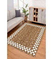 Dijital Kaymaz Taban Yıkanabilir Renkli Salon Halısı Mutfak Halısı Yolluk ND-SD-344 (Vizon)