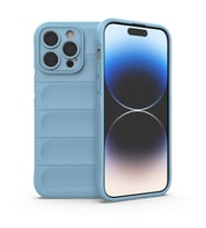 IPHONE 13 PRO UYUMLU OPTİMUM LENS KORUMALI SİLİKON KILIF (Mavi)