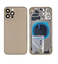 Apple iPhone 12 Pro Max İle Uyumlu Boş Kasa (Altın)