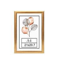 A4 21X29,7 CM Belge Çerçevesi Siyah Modern Ofis Sanat Ev Home Ofis Dekoratif Çerçeveler Ev Oturma Odası Salon Dekorasyon Resim Çerçeveleri Diploma Belge Sertifika Çerçeveleri (Altın)