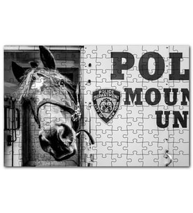 Cakapuzzle New York Polis Departmanı'nın Emektar Üyesi Puzzle Yapboz MDF (Ahşap) (500 Parça)