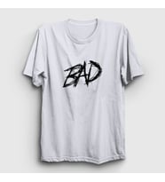 Presmono Unisex Sarı Bad XXXTentacion T-Shirt 46942tt (Beyaz)
