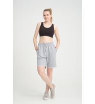 Kadın Regular Fit Duble Paça Şort SPR24SRK51