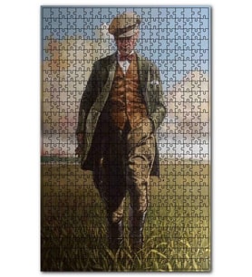Cakapuzzle Mustafa Kemal Atatürk Buğday Tarlası Görsel Puzzle Yapboz MDF (Ahşap) (1000 Parça)