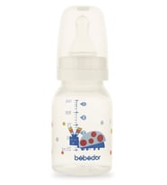 Bebedor Desenli PP Biberon 125ML (Kod:23302) Seçenekli (Mavi)