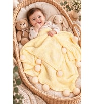 Pabteks Bebek/Çocuk Battaniyesi (Krem)