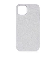 iPhone 13 Mini Kılıf Simli Renkli Silikon (Gri)