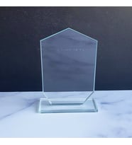 DECORITA Plaket  Kristal Cam Plaket  10'lu Takım (Model 5)