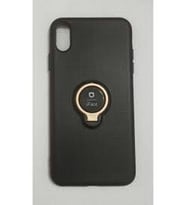iFace Iphone Xs Max Yüzüklü Kılıf (Siyah-Sarı)