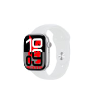 Açık Mavi Akıllı Saat Watch10 2025 Hediyeli AMOLED EKRAN (Beyaz - Gümüş)
