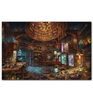 Cakapuzzle Geçmişteki Laburatuvar Sanat Görseli Puzzle Yapboz MDF (Ahşap) (1000 Parça)
