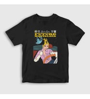 Presmono Unisex Çocuk Beyaz Future Nostalgia Dua Lipa T-Shirt 320981tt (Siyah)