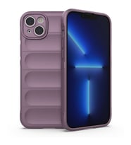 IPHONE 15 UYUMLU OPTİMUM LENS KORUMALI SİLİKON KILIF (Mor)