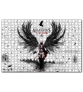Cakapuzzle Assassins Creed 2 Oyun Posteri  Puzzle Yapboz MDF (Ahşap) (500 Parça)