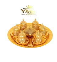 Gümüş 6 Kisilik Fincan Takimi, KAHVE FİNCANLARI - FİNCAN TAKIMI (Gold)