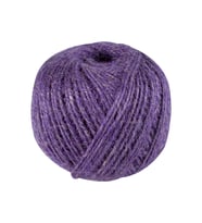 Jut İplik Renkli 100 gr (Mor)